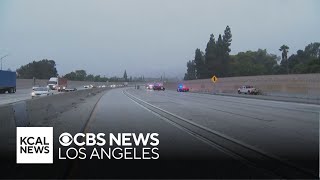 Westbound 10 Freeway in Pomona blocked after deadly hit-and-run crash