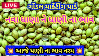 નવા ધાણાના ભાવ | 22-02-2023 | બુધવાર Live હરાજી | ગોંડલ માર્કેટ યાર્ડ | ધાણા ના બજાર ભાવ |