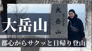 【登山Vlog】奥多摩 大岳山でソロ登山