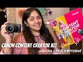 CANON CONTENT CREATOR KIT UNBOXING + FIRST IMPRESSION!