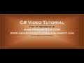 Part 16 - C# Tutorial - Methods in c#.avi