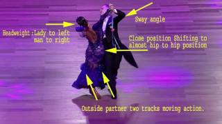 How to Dance Slow Foxtrot 1- 8 Reverse Weave