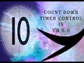 Count Down Timer Control In VB 6 0