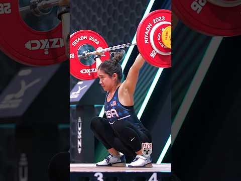 Jourdan Delacruz (49kg 🇺🇸) 88kg / 194lbs Snatch Save! #snatch # ...