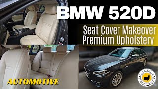 BMW 520d Seat Cover Upholstery | BMW 520d Interior Restoring Luxury to Brand New Again Orchis Mumbai