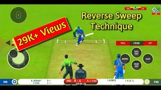 How to Play Reverse Sweep Shot in Real Cricket 20 || Real Cricket 20 New Batting Tips