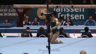 Kirsten BECKETT (RSA) floor - 2013 Antwerp worlds qualifs