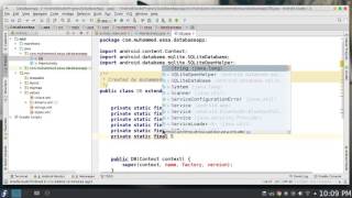 154 Android Studio SQLite OnCreate OnUpgrade Constructor