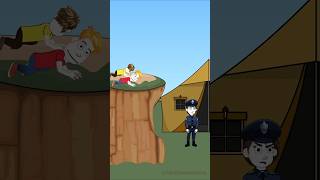 Sneaking went wrong.  #policeofficer  #animation#cartooncartoon #sheila #sheilaanimation #2d  #funny