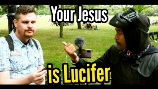 Jesus is Lucifer | Confronting heckler | ft. Bob vs Mr Brown | Speakers' Corner