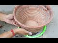 how to make cement tub at home very easily কিভাবে খুব সহজেই বাড়িতে গাছের জন্য সিমেন্টের টব বানাবেন