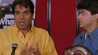 Dharmendra ने अपने बेटे के लिए दिया अंग्रेजी में भाषण | Aazmayish (1995) (HD) - Part 4 | Rohit Kumar