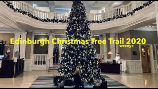 Christmas Tree Trail 2020 🎄 - Edinburgh Family Vlogs