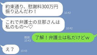 【LINE】旦那を弁護士と勘違いした略奪女「慰謝料300万振り込んだわ！」私「了解！弁護士私ですがｗ」→..www【修羅場】 【スカッとする話】【スカッと】【浮気・不倫】【感動する話】【朗読】