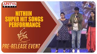 Nithiin Super Hit Songs Performance @ Bheeshma Pre Release Event | Nithiin, Rashmika