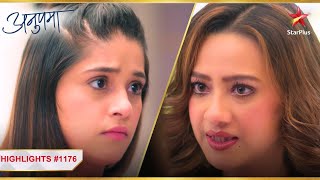 Kavya ne kiya Pakhi ko warn! | Ep. 1176 | Highlights | Anupama | Mon-Sun | 10 PM