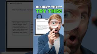 Are You Having Trouble Reading the Text on your Screen? Try this!