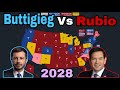 Pete Buttigieg Vs Marco Rubio | 2028 Election Prediction