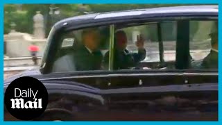King Charles III returns to Buckingham Palace after proclamation read out | Queen death reaction