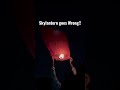 Sky lantern goes wrong | ফানুস #shorts #youtubeshorts #viral #shortsvideo #trending