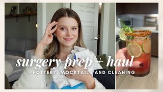 VLOG: all things surgery prep (eep getting nervous!) pottery + mocktails