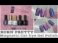 BORN PRETTY Magnetic Cat Eye Gel Polish | Matte Top Coat | SOUND ON | Tutorial | Review | Unboxing