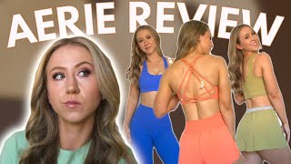 NEW Aerie OFFLINE Activewear Review | Dresses, Flare Leggings, and More!