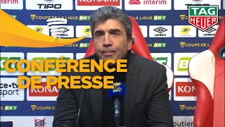 Conférence de presse Stade de Reims - RC Strasbourg Alsace 0-0 4 tab à 2 1/4 de finale 2020