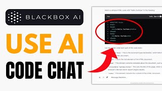 How to use BLACKBOX AI Code Chat | 2025