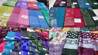 Below 600 ! Chickpet Bangalore Wholesale Budget Friendly Gifting Sarees ! Single Saree Courier Avl