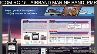 Software Options ICOM RC-15 - AIRBAND MARINE BAND  PMR