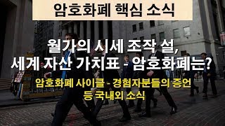 비트코인) 월가의 시세 조작 설, 세계 자산 가치표 - 암호화폐는? 암호화폐 사이클 - 경험자분들의 증언 등 국내외 소식