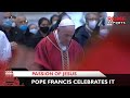 Pope Francis celebrates the Passion of Jesus in St. Peter's Basilica