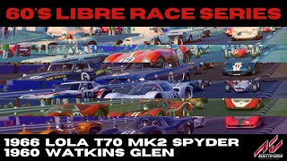 1966 Lola T70 Mk2 Spyder @ 1960's Watkins Glen  |   1960's Libre Race Series