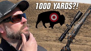 First shot at 1000 yards! In-Rut Full Curl Rifle Review (Eastmans')