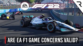 The first signs of EA's growing influence on F1 games with F1 22
