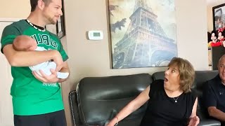 Grandparents Meet Grandchild for the First Time. Emotional Surprises 😭😭😭