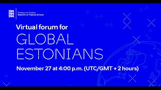 The virtual forum for Estonians across the globe 27 November 2021