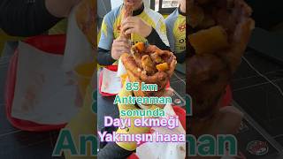 Acıkmışız 85 km antrenman bitiminde döner keyfi… #bike #cycling #funny #eating