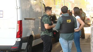 Cámaras registran violento robo a camión de cigarros en Estación Central