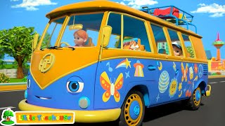 Wheels on the Bus - Sing Along Rhyme & More Vehicles Songs for Kids