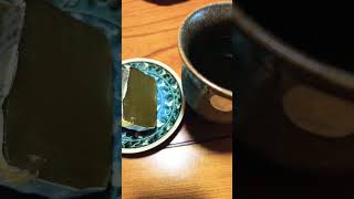 【おやつ】出勤前にラスト虎屋の羊羹とコーヒー！＃Shorts