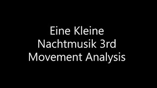 GCSE Music - WA Mozart Eine Kleine Nachtmusik analysis