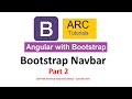 Angular Bootstrap Navbar Tutorial | Part 2 | Angular Bootstrap 4 Tutorials | Bootstrap 4 Tutorial