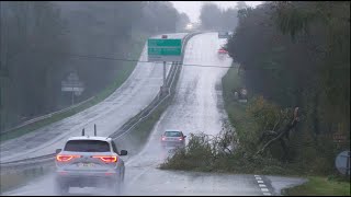 Schwerer Orkan in Frankreich - Böen bis 150 km/h