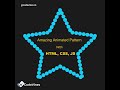 Amazing Animated Pattern with HTML, CSS, JavaScript