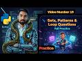 Sets + Nested Loops + Pattern Printing = Python Mastery! 🎯 | Video #15 @@coding_Tuition