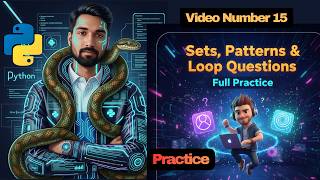 Sets + Nested Loops + Pattern Printing = Python Mastery! 🎯 | Video #15 @@coding_Tuition