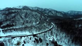 Drone over southern Hokkaido