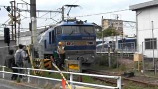 EF510-513　田端運転所から田端操入線